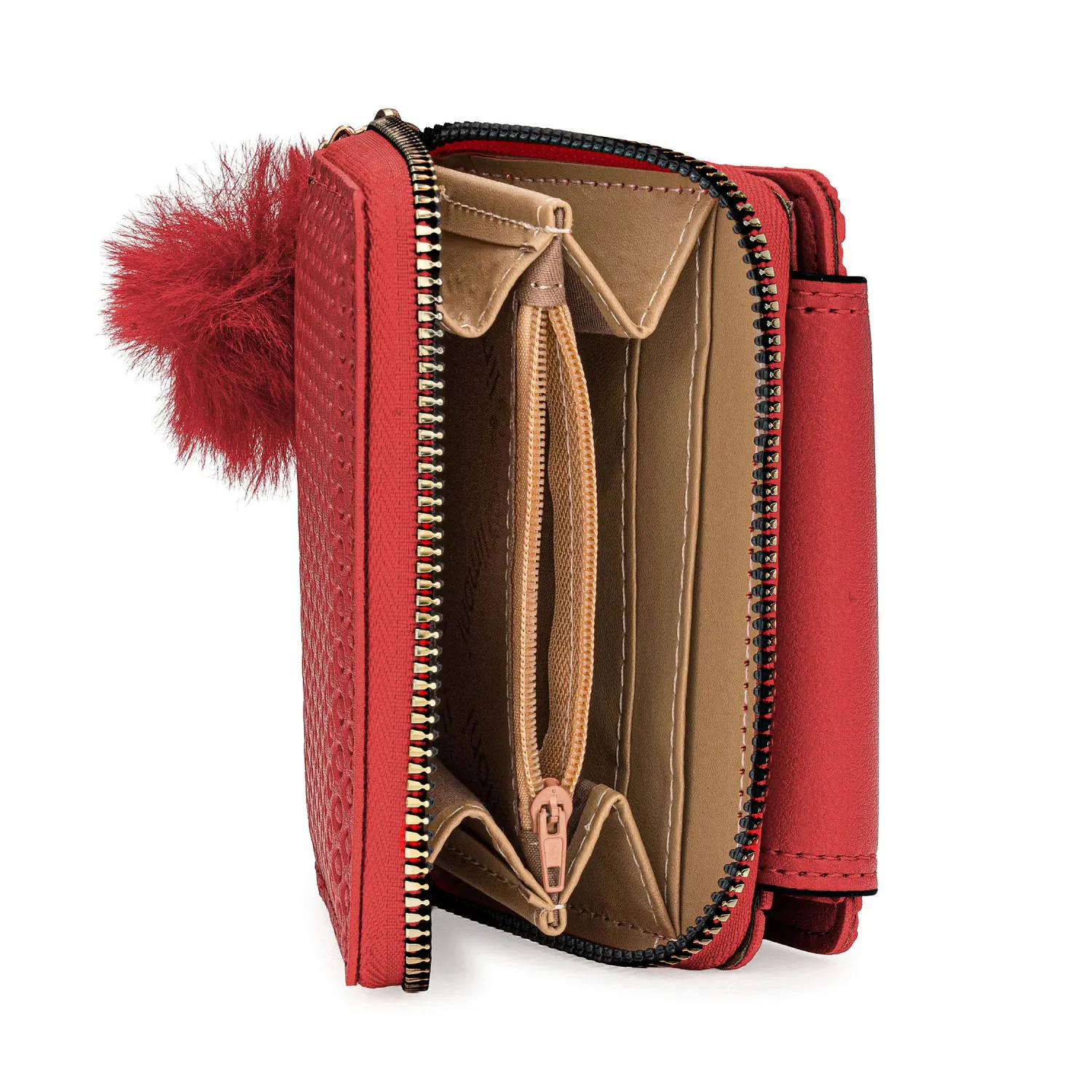 Monedero Limoni Dama Bulix color rojo | Platanitos