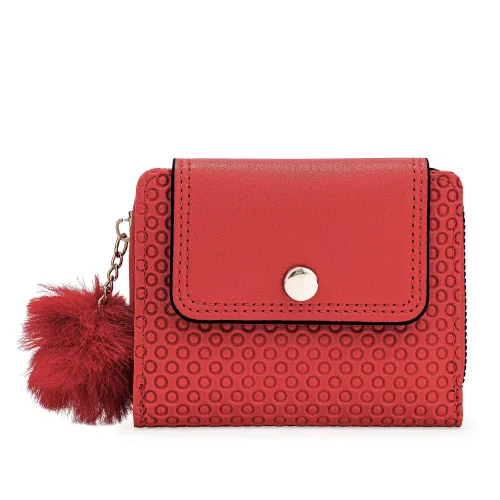 Monedero Limoni Dama Bulix color rojo | Platanitos