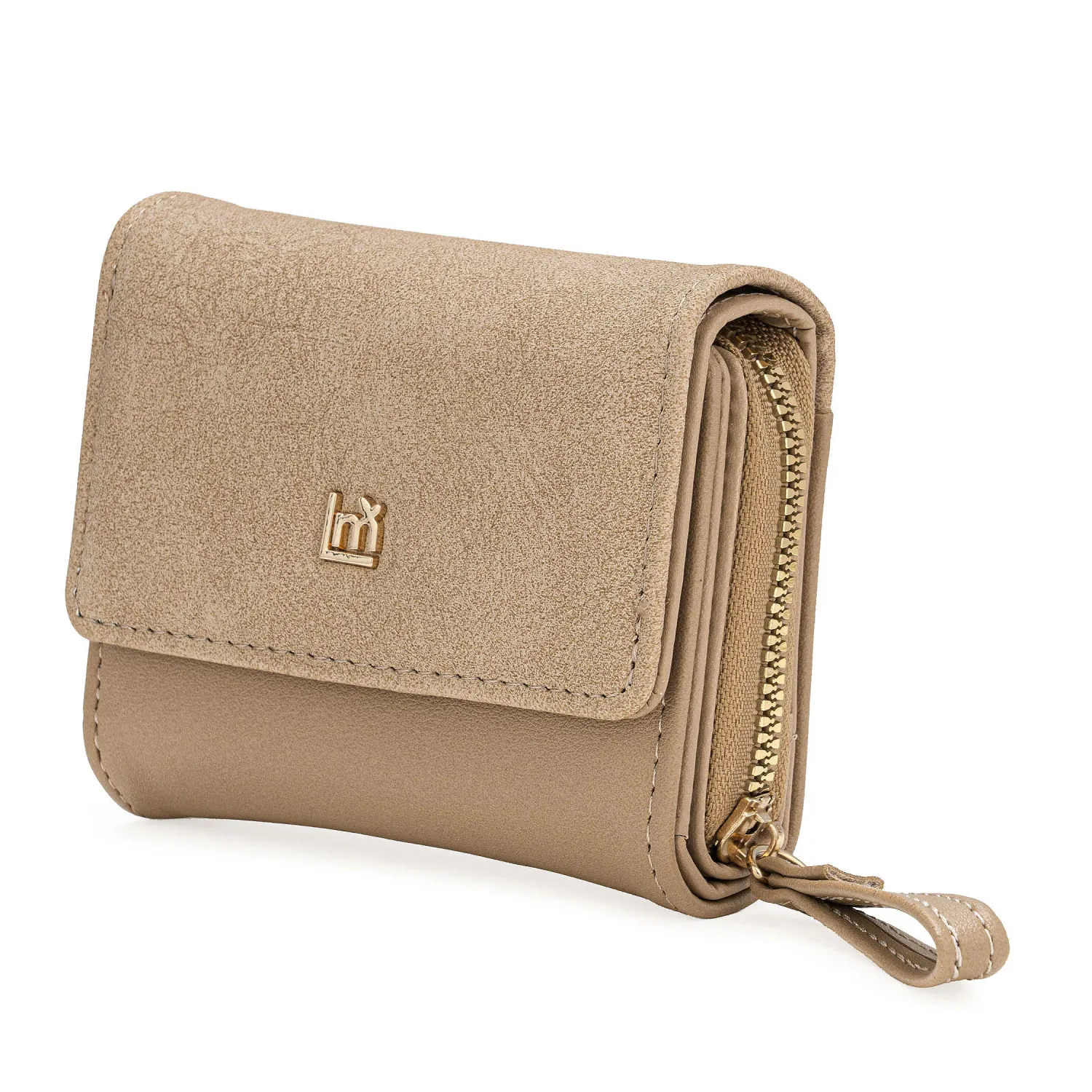 LIMONI Monedero Limoni Dama Tulix color beige | Platanitos