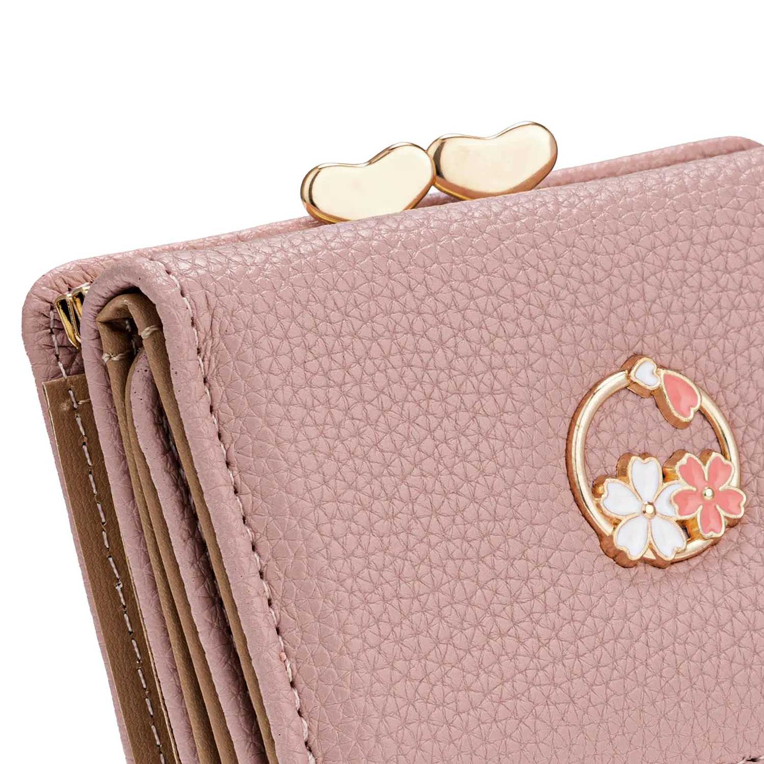 Monedero Limoni Dama Maris color rosado | Platanitos