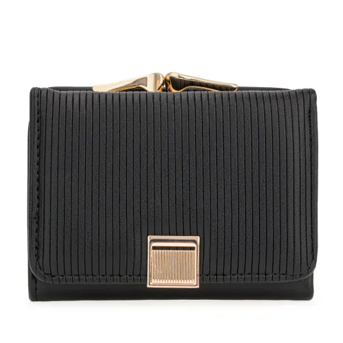 Monedero Limoni Dama Julieth color negro | Platanitos