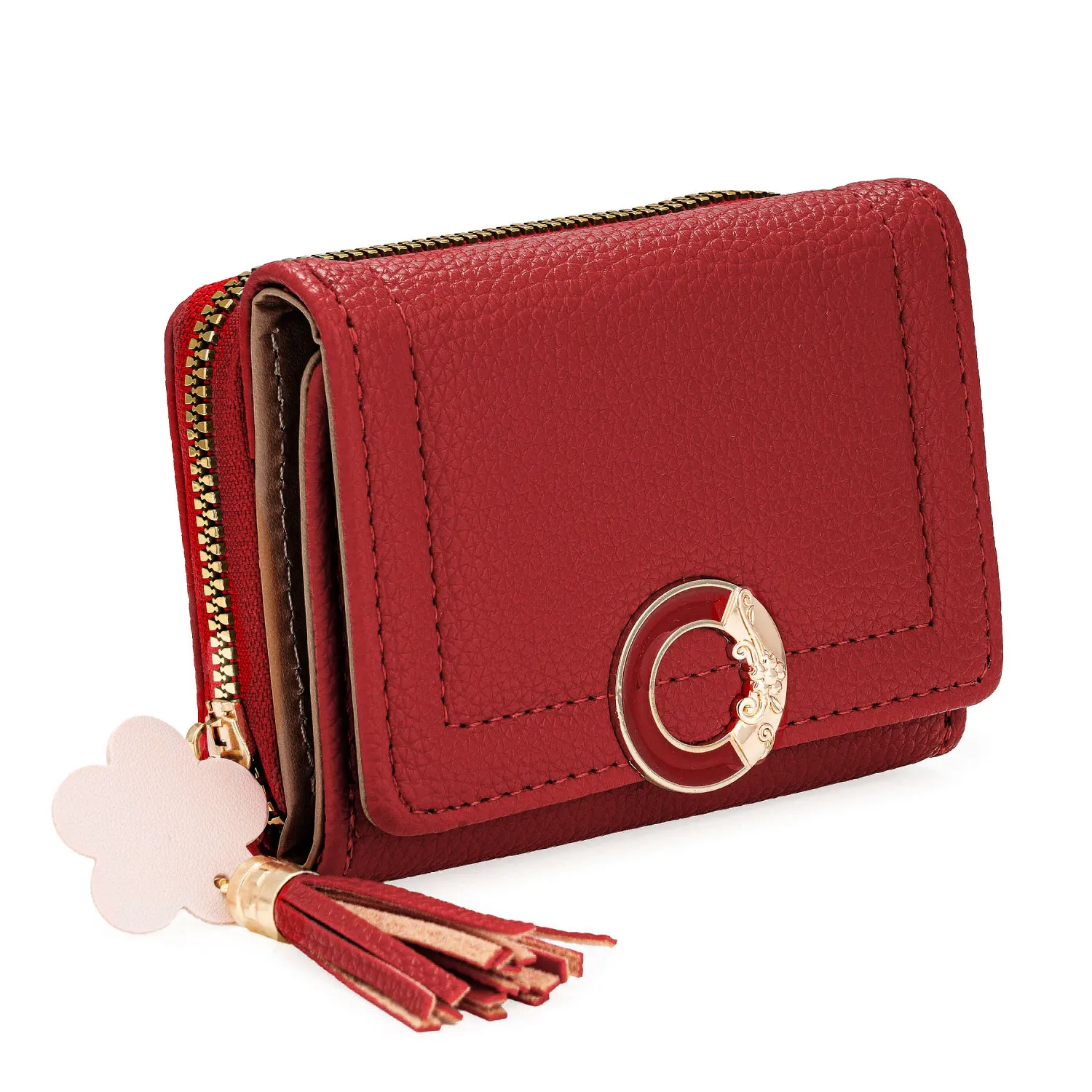 Monedero Limoni Dama Silvana color rojo | Platanitos