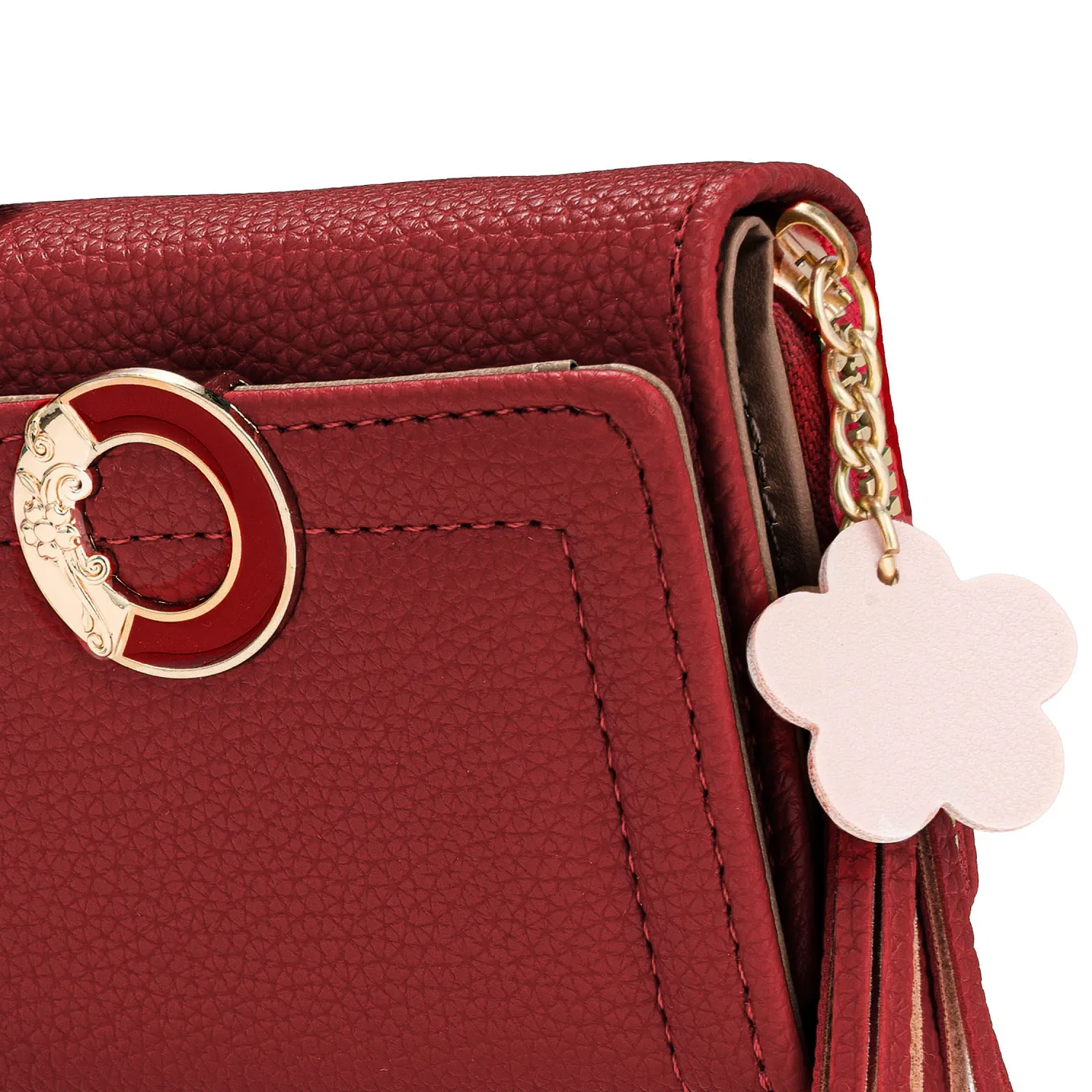 Monedero Limoni Dama Silvana color rojo | Platanitos