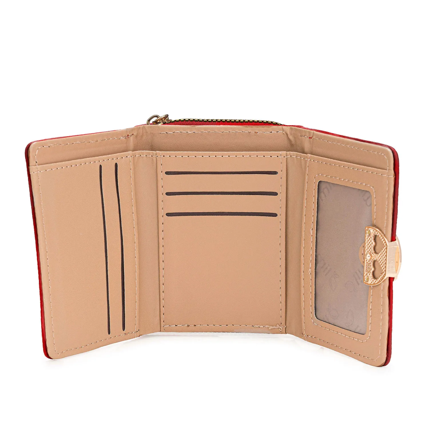 Monedero Limoni Dama Silvana color rojo | Platanitos