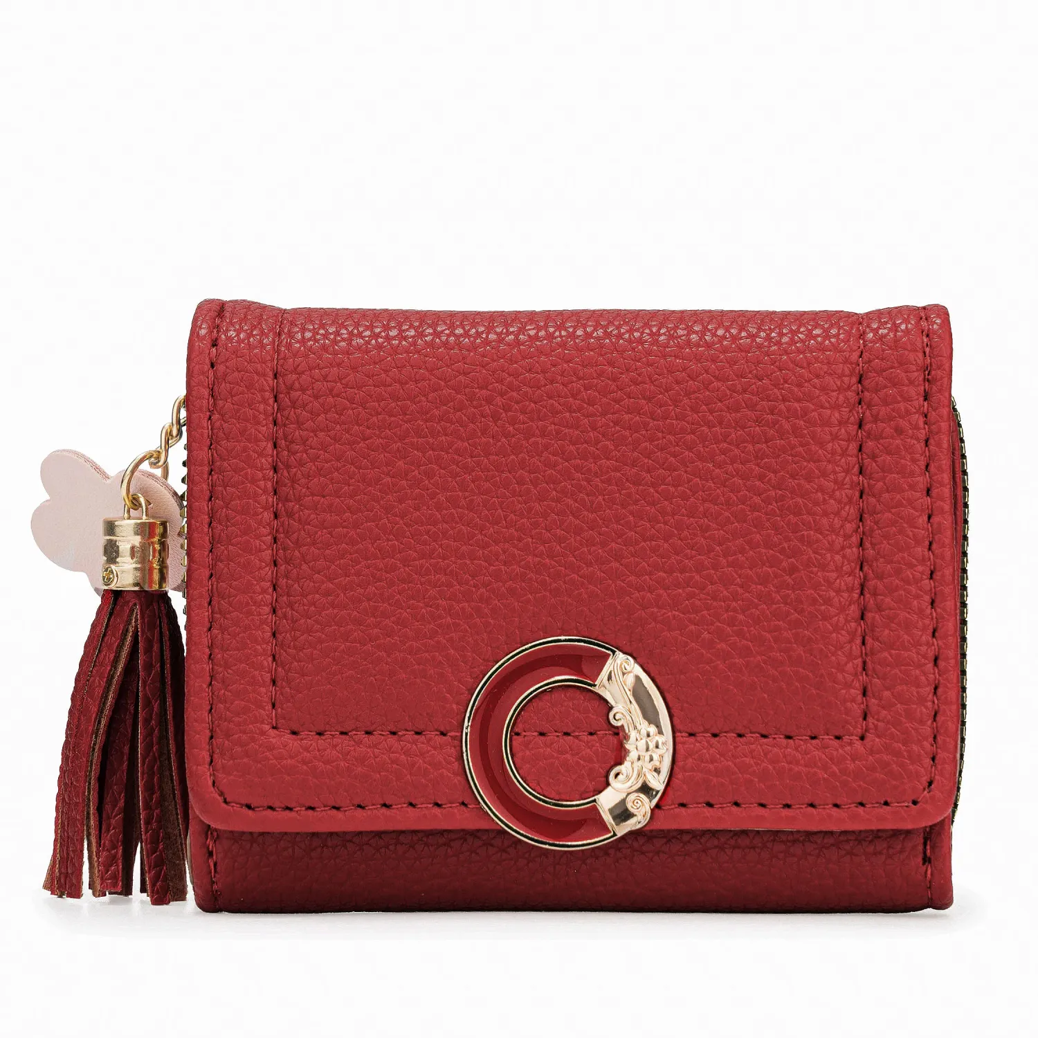 Monedero Limoni Dama Silvana color rojo | Platanitos