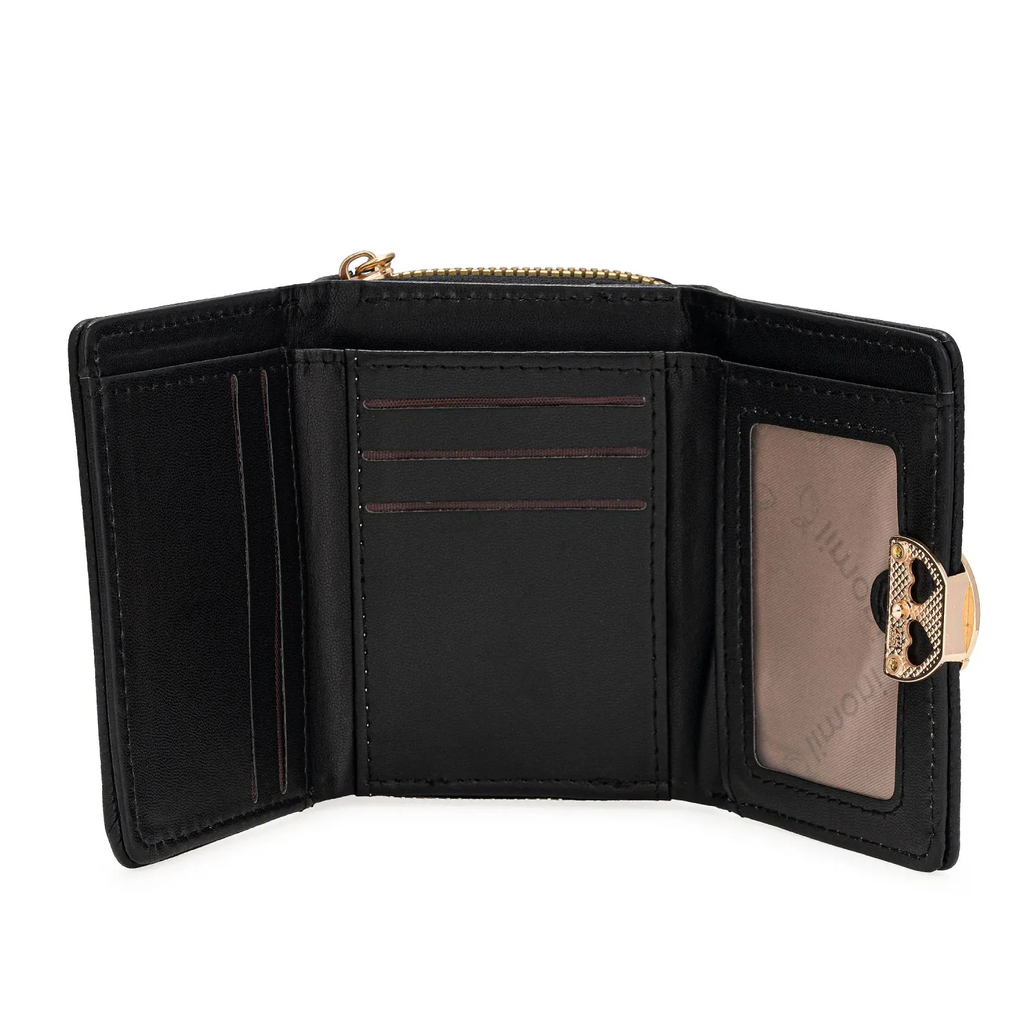 LIMONI Monedero Limoni Dama Silvana color negro | Platanitos