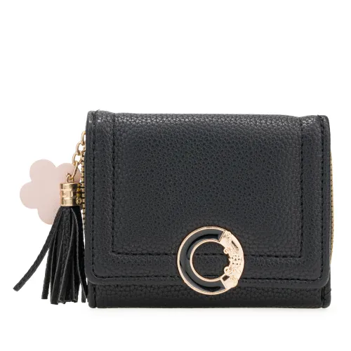 Monedero Limoni Dama Silvana color negro | Platanitos