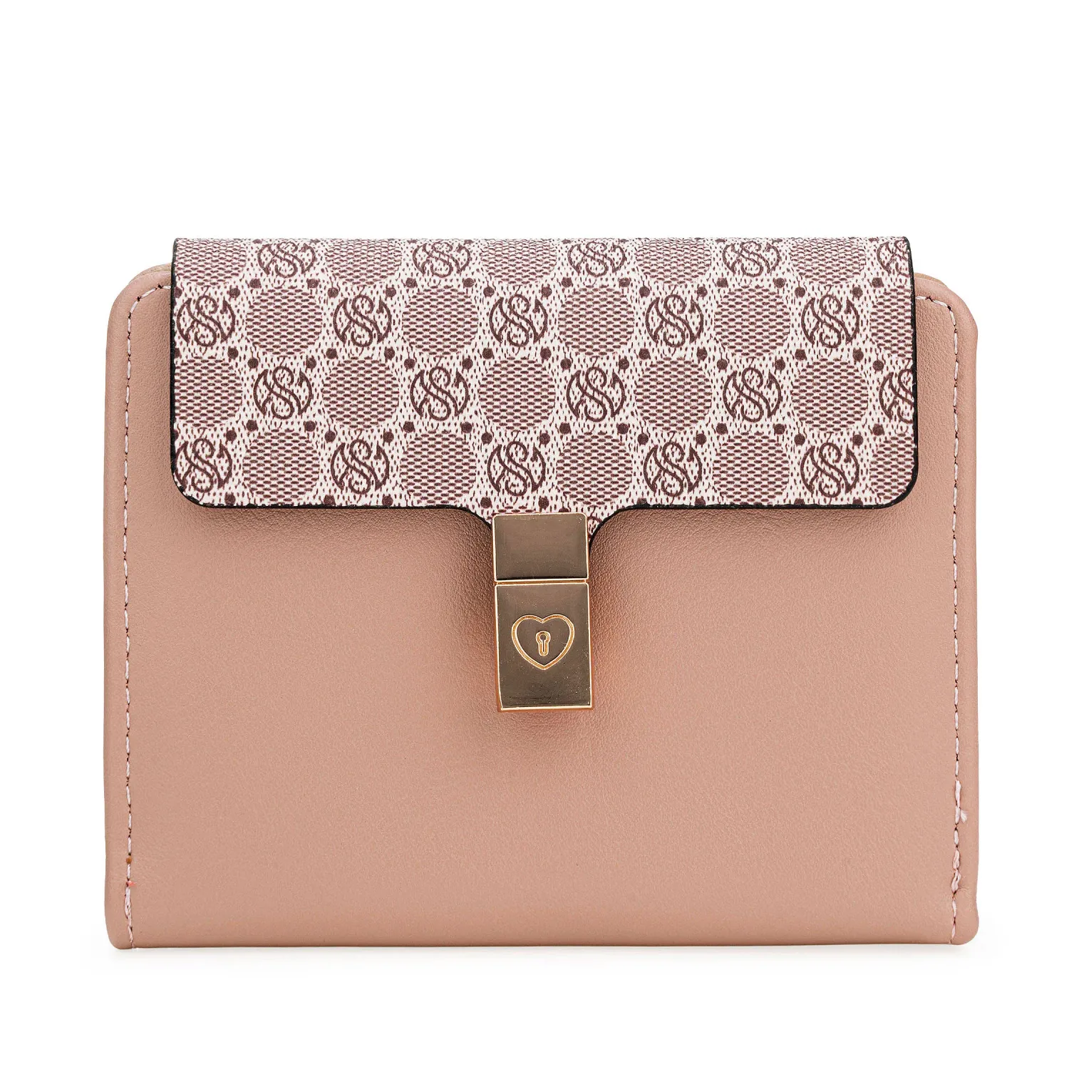 Monedero Limoni Dama Delyra color rosado | Platanitos