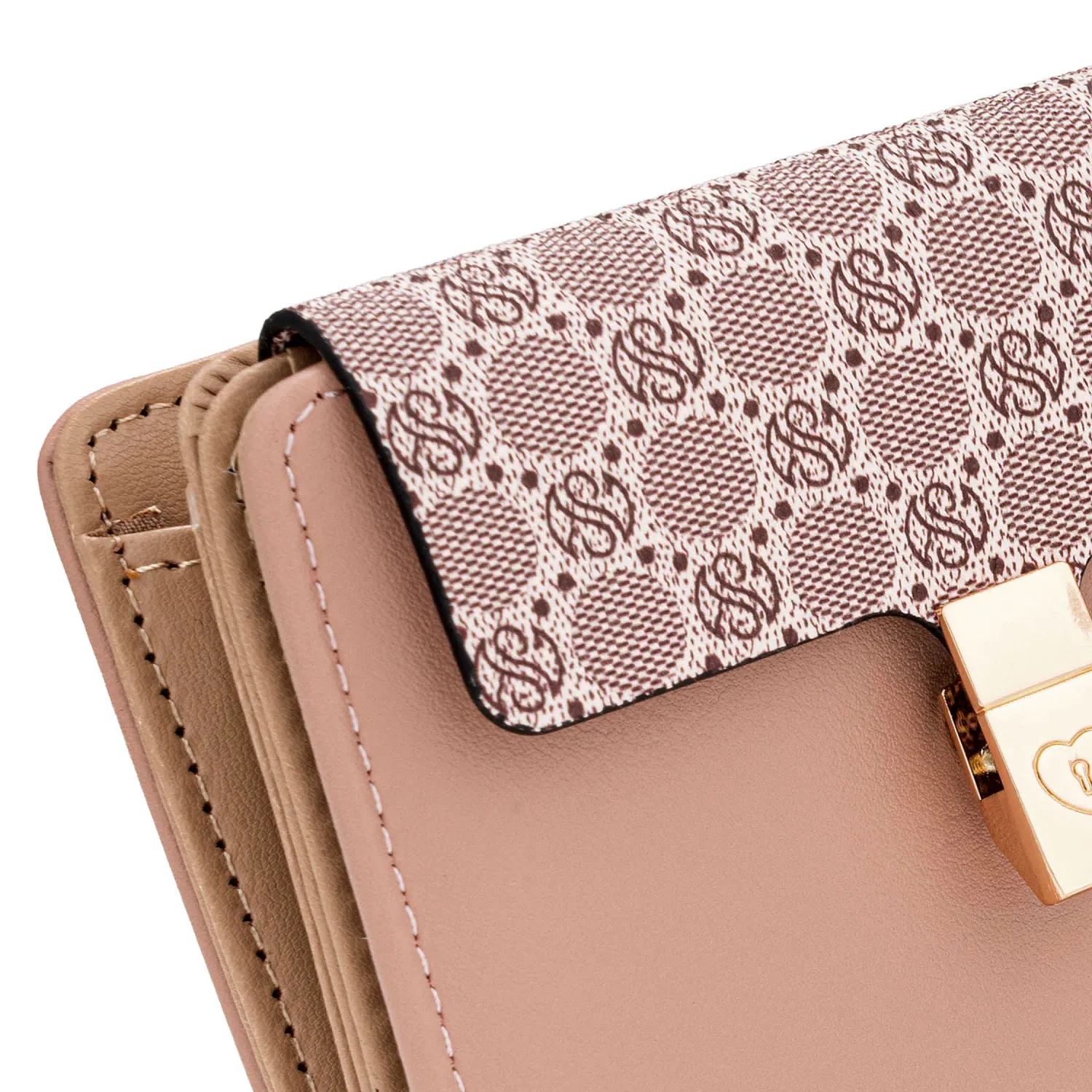 Monedero Limoni Dama Delyra color rosado | Platanitos