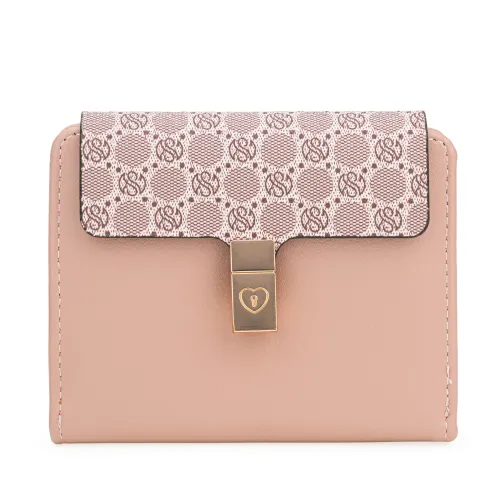 Monedero Limoni Dama Delyra color rosado | Platanitos