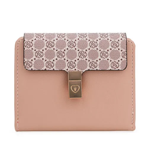 Monedero Limoni Dama Delyra color rosado | Platanitos