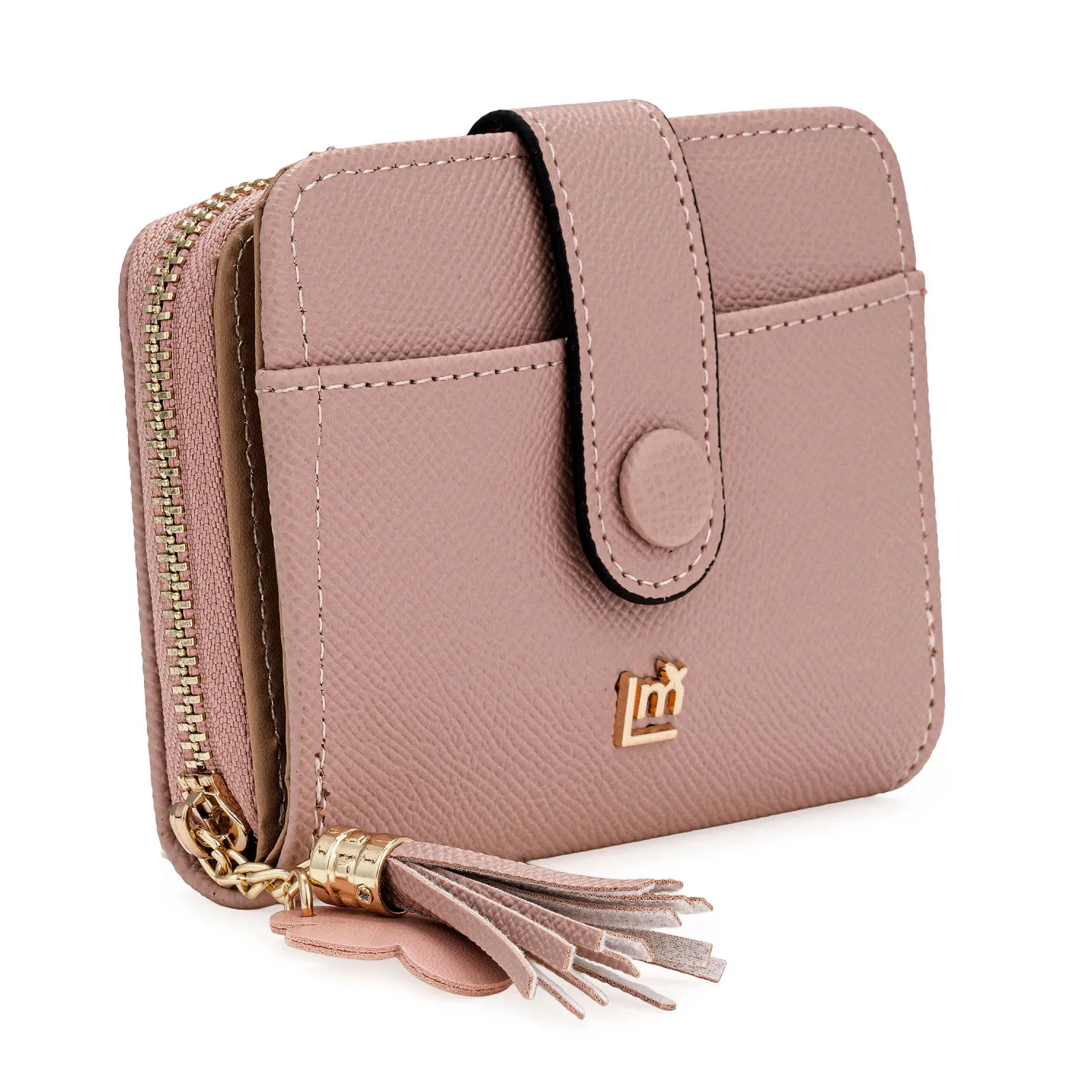 Monedero Limoni Dama Isleen color rosado | Platanitos