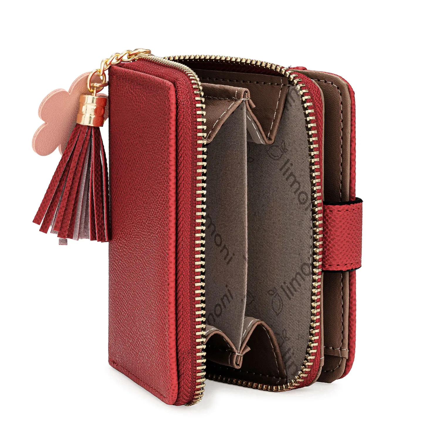 Monedero Limoni Dama Isleen color rojo | Platanitos