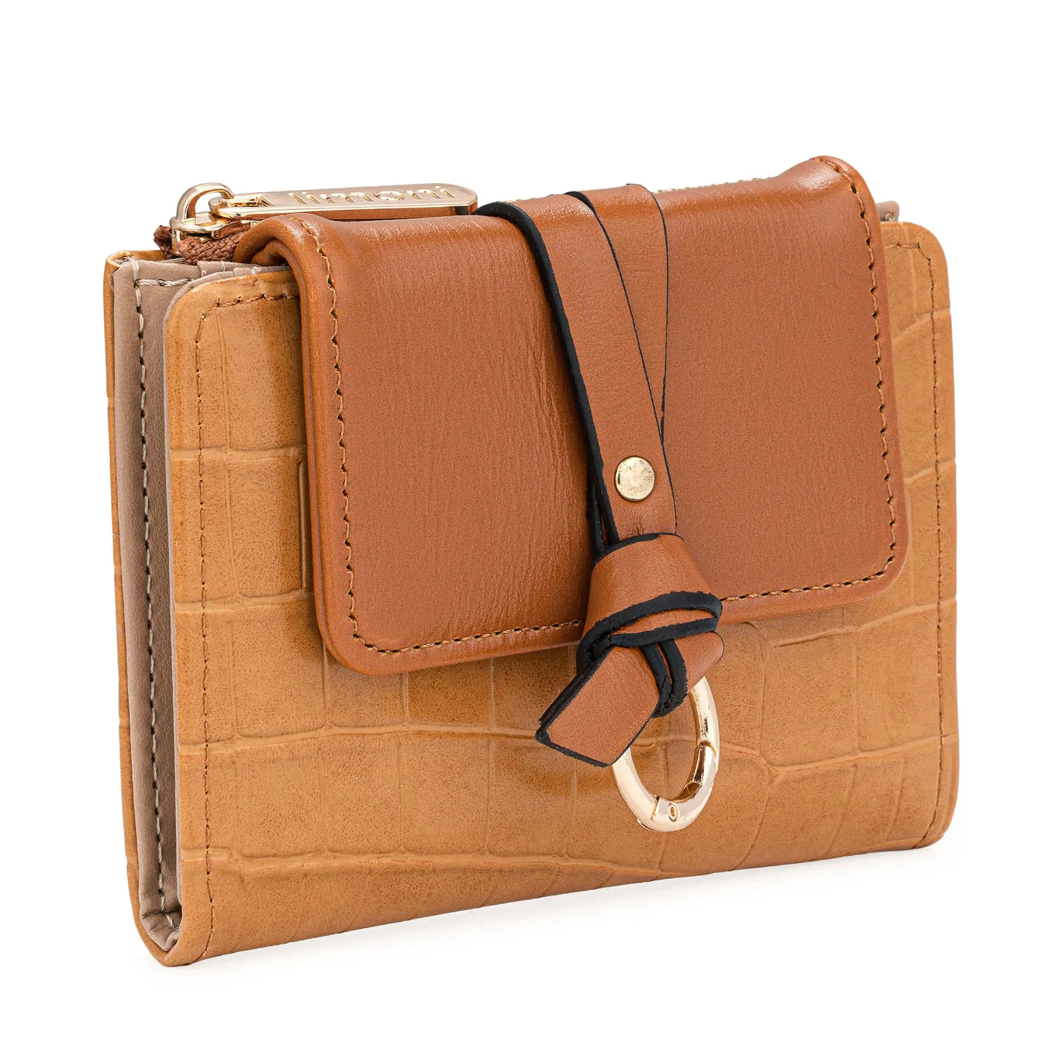 LIMONI Monedero Limoni Dama Lyris color camel | Platanitos