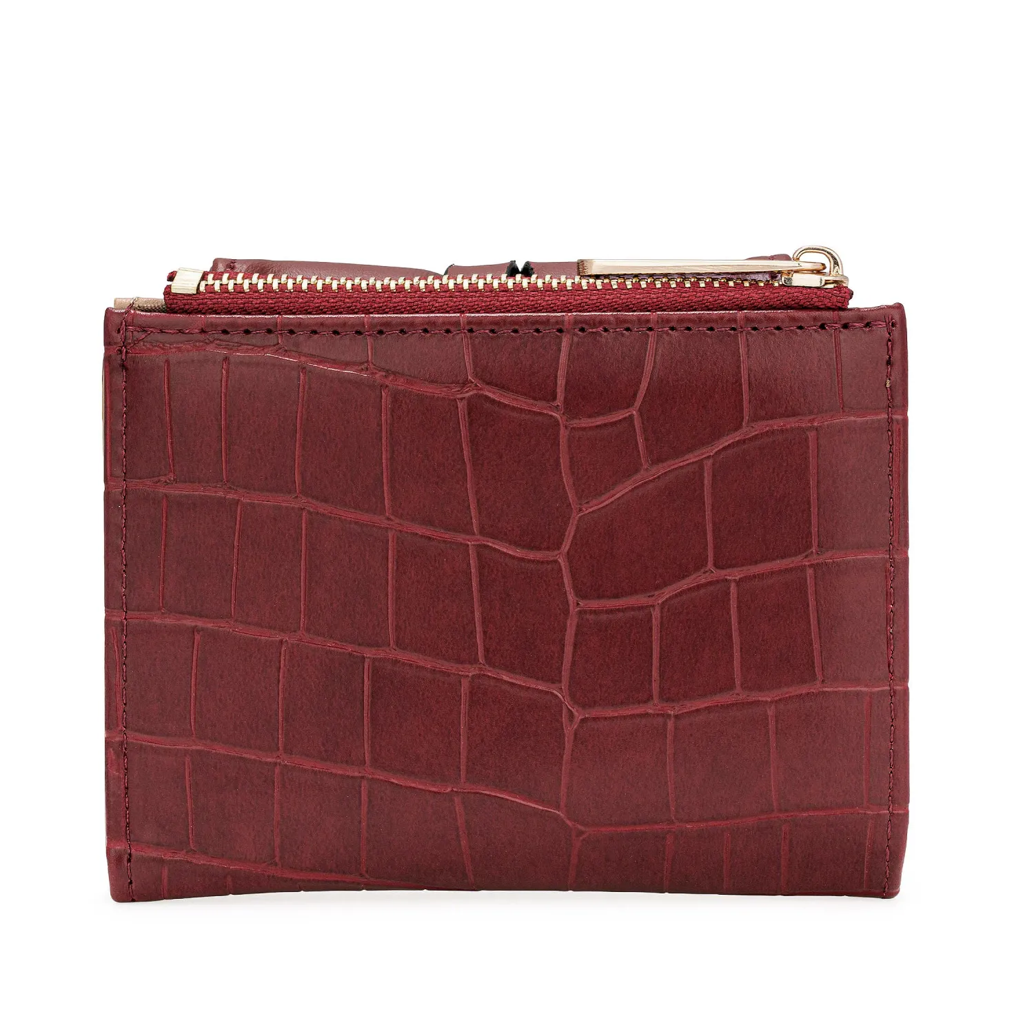 Monedero Limoni Dama Lyris color rojo oscuro | Platanitos