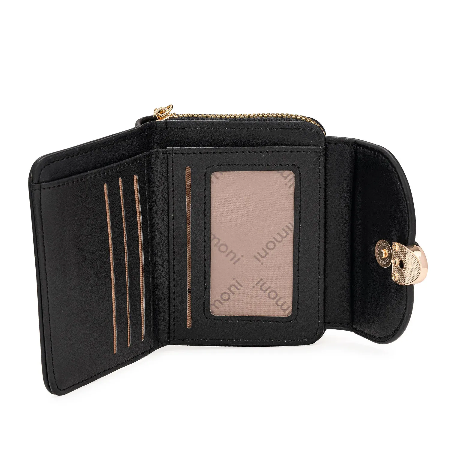 Monedero Limoni Dama Evania color negro | Platanitos