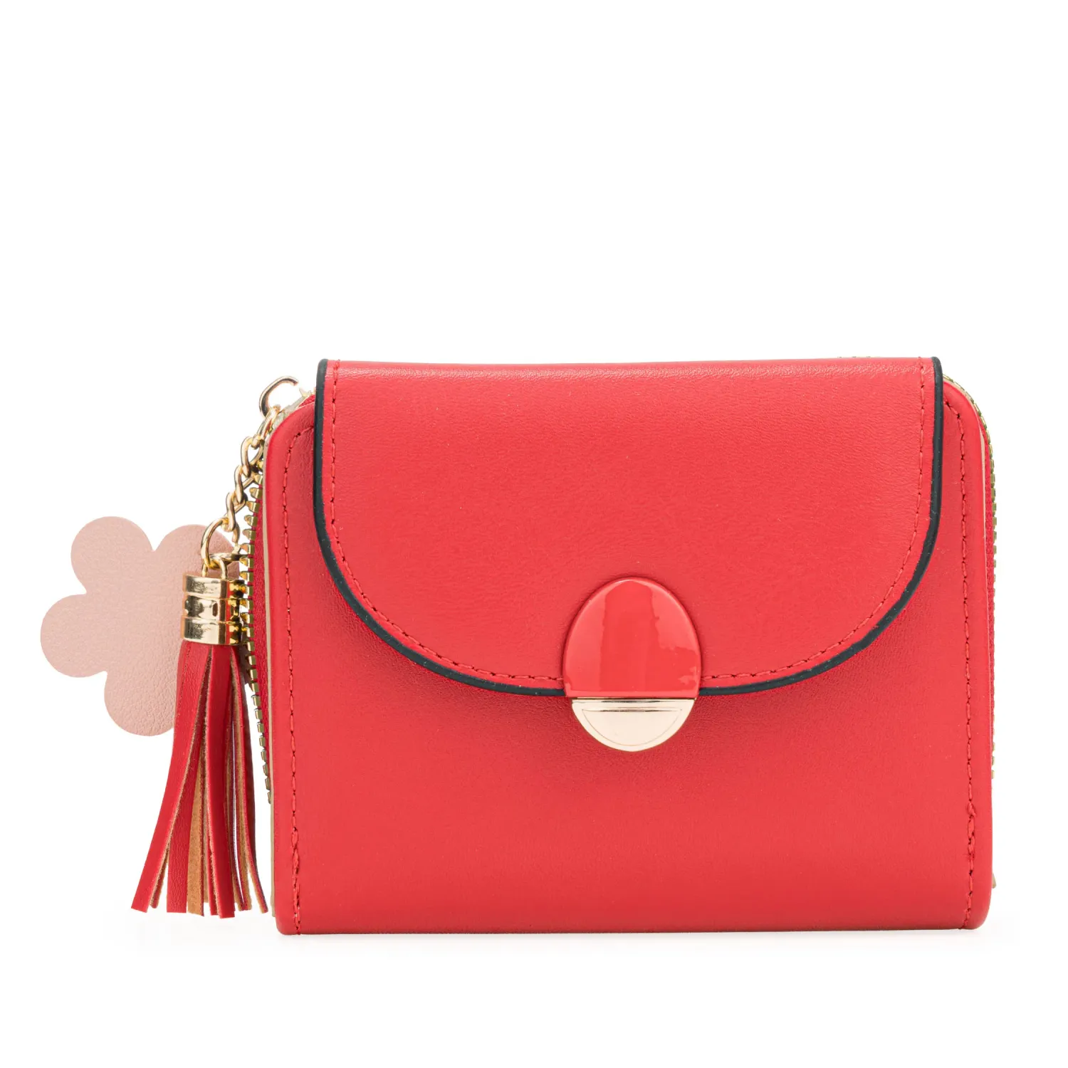 Monedero Limoni Dama Evania color rojo | Platanitos