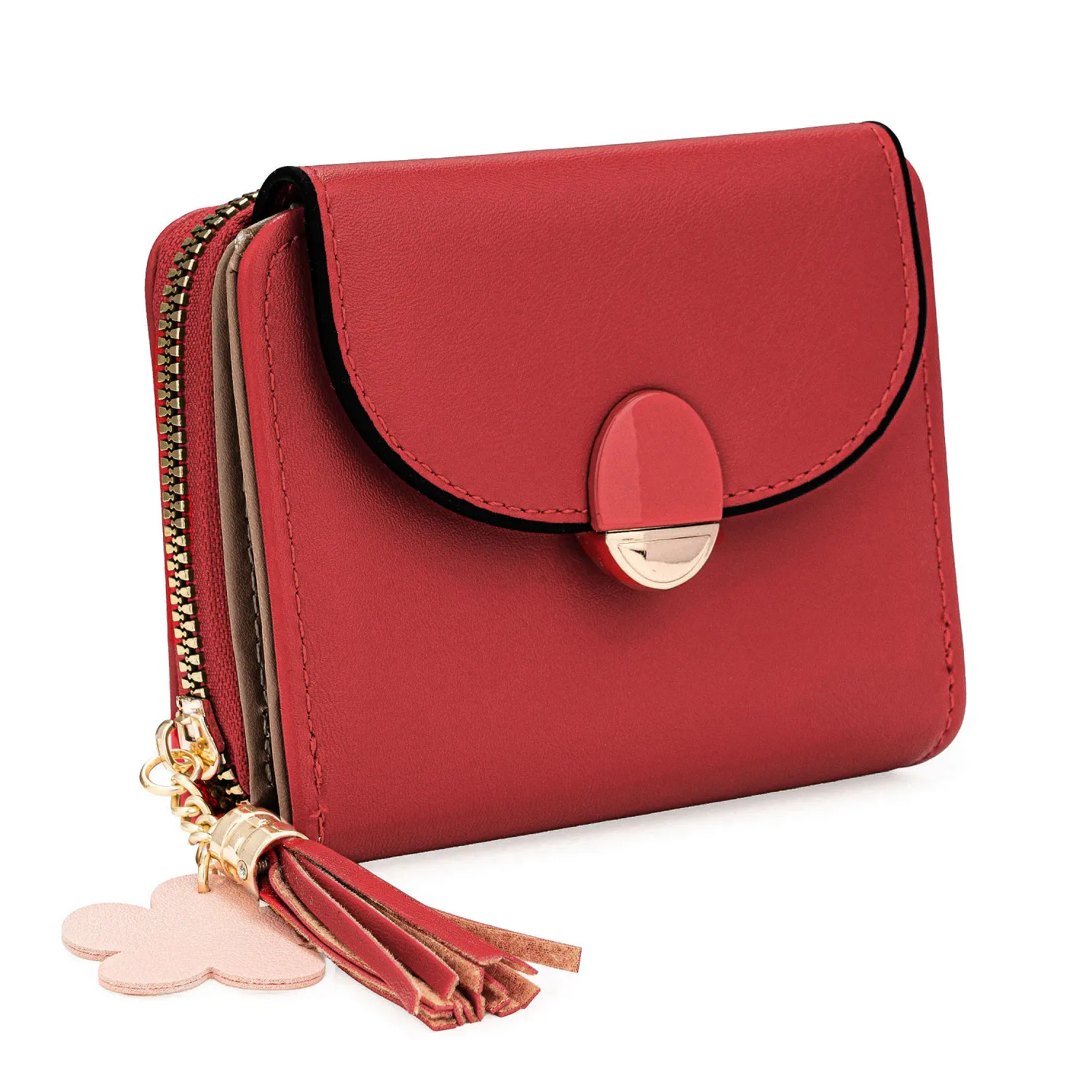 Monedero Limoni Dama Evania color rojo | Platanitos