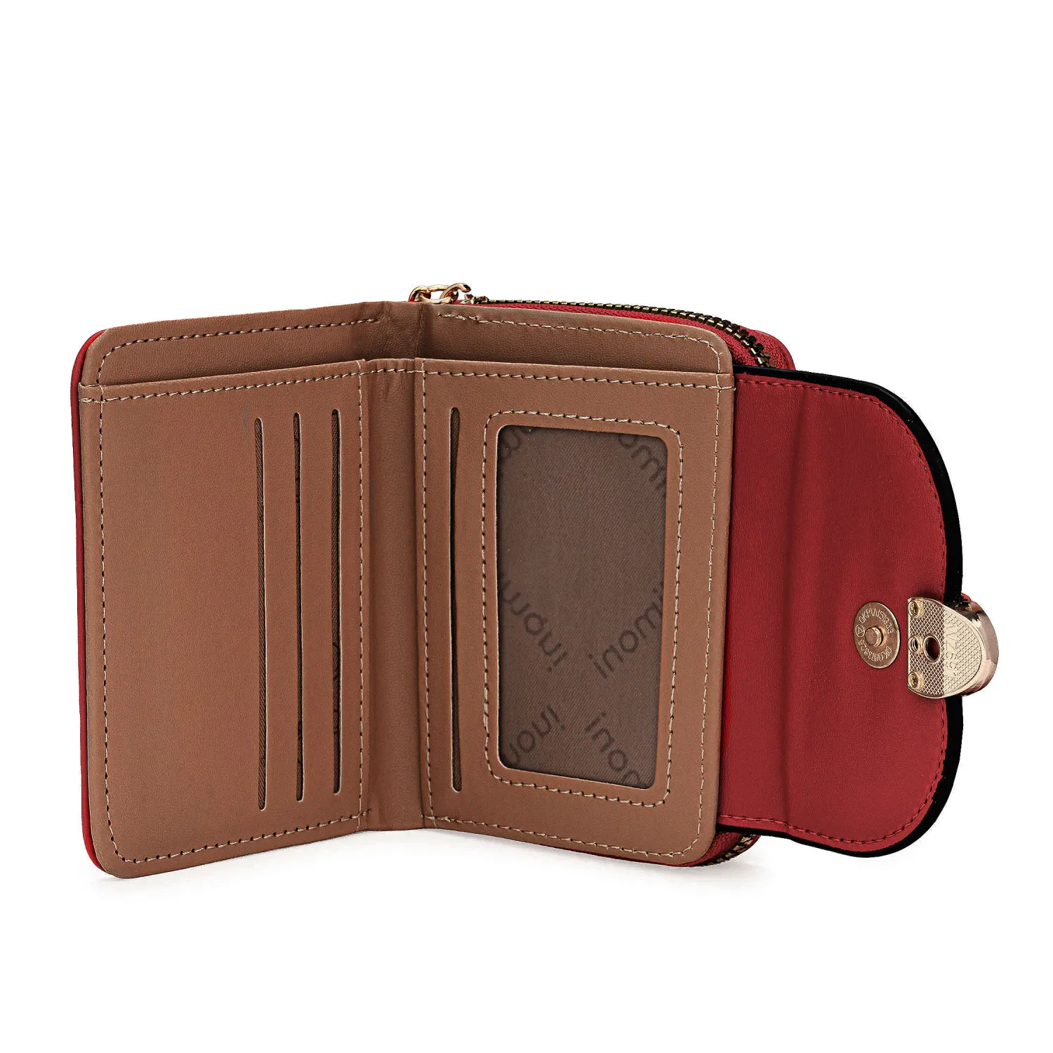 Monedero Limoni Dama Evania color rojo | Platanitos
