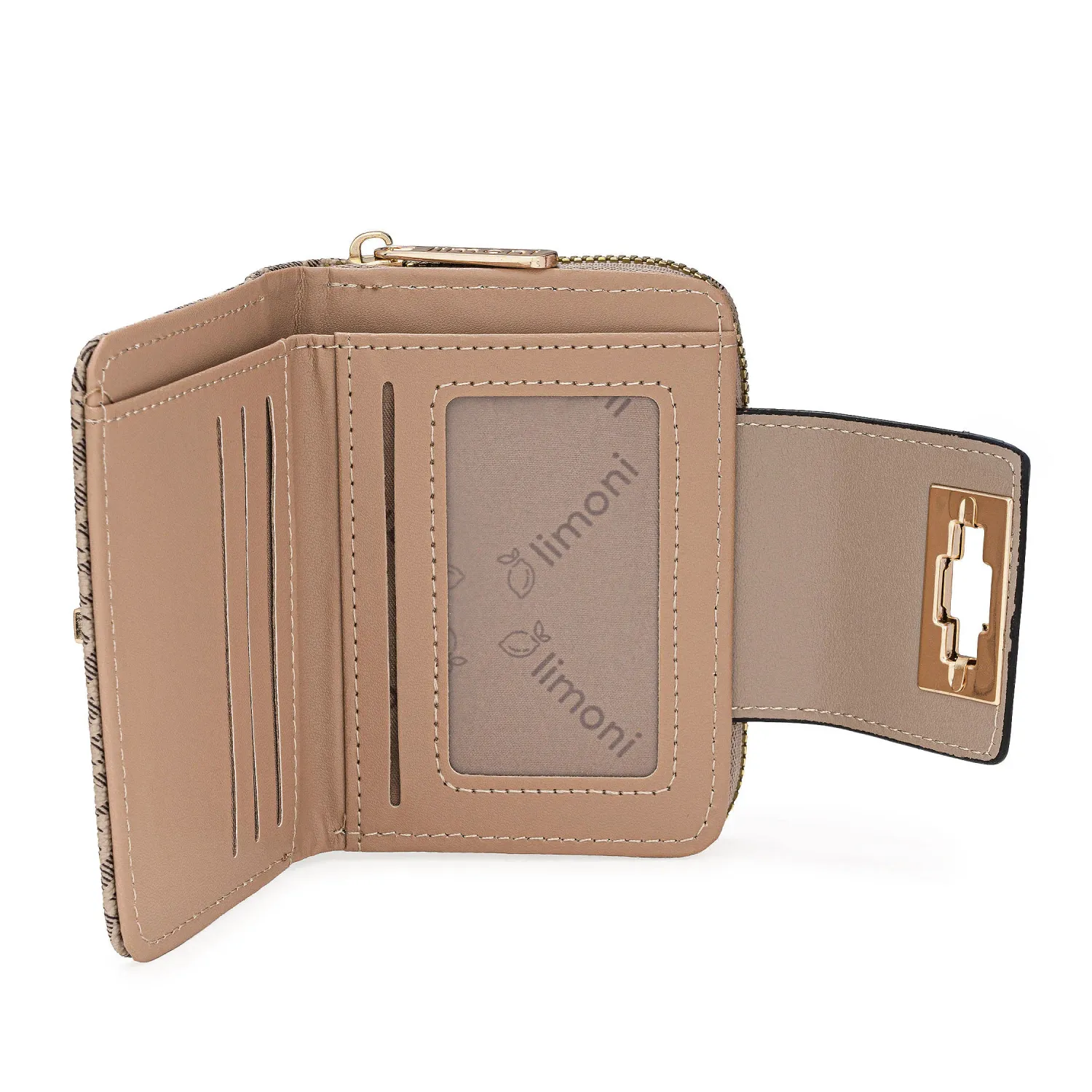 LIMONI Monedero Limoni Dama Celyn color beige | Platanitos
