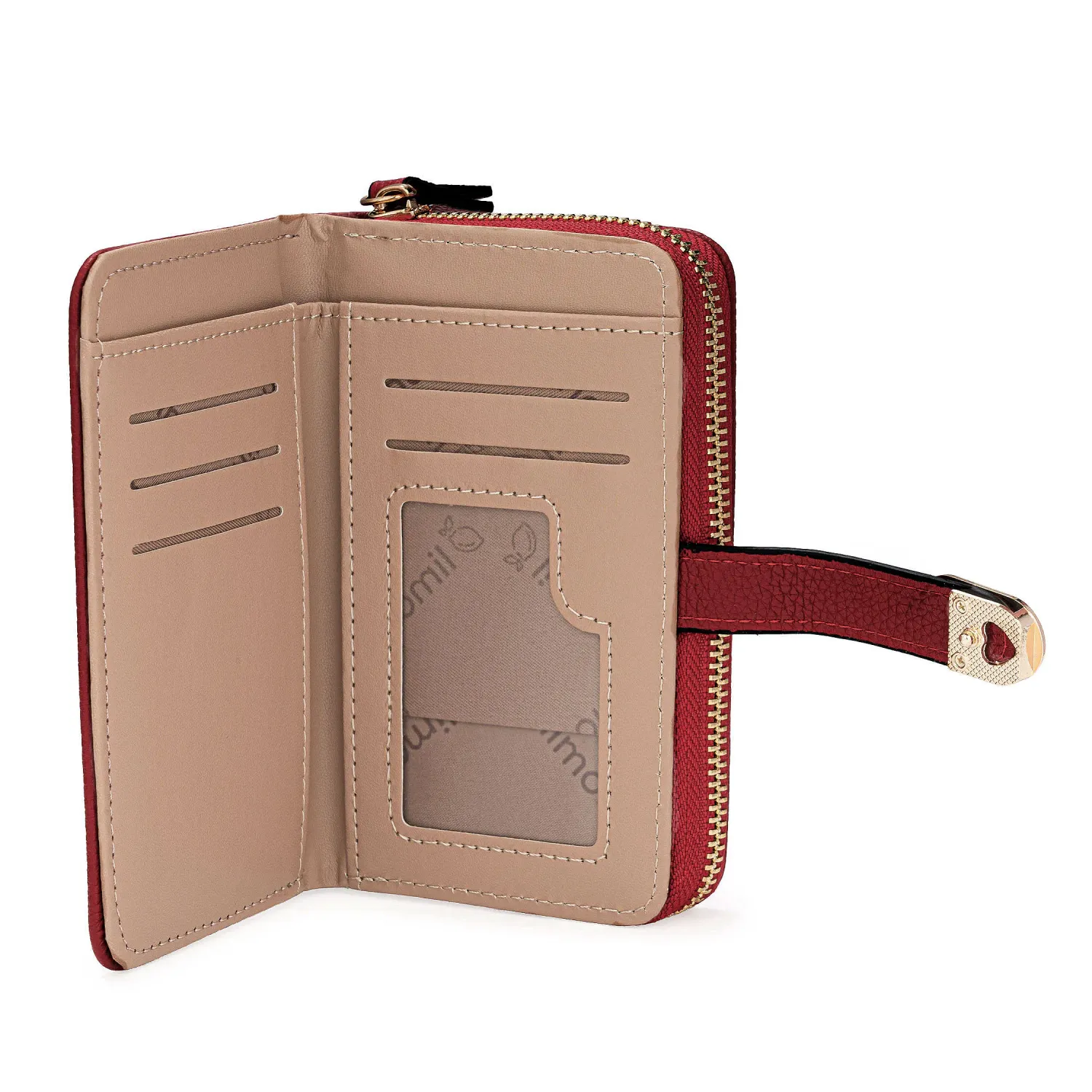 Monedero Limoni Dama Dionny color rojo | Platanitos