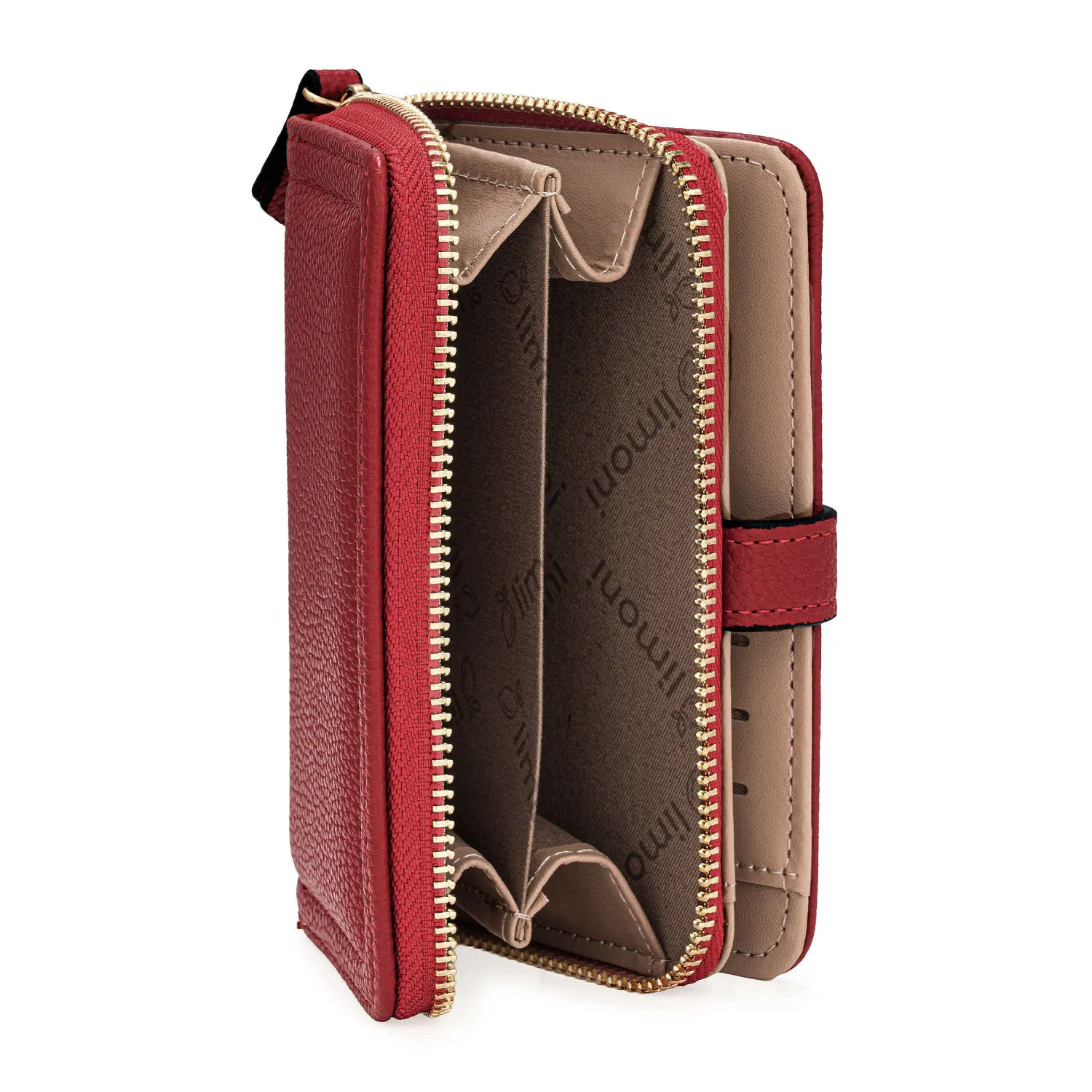 Monedero Limoni Dama Dionny color rojo | Platanitos