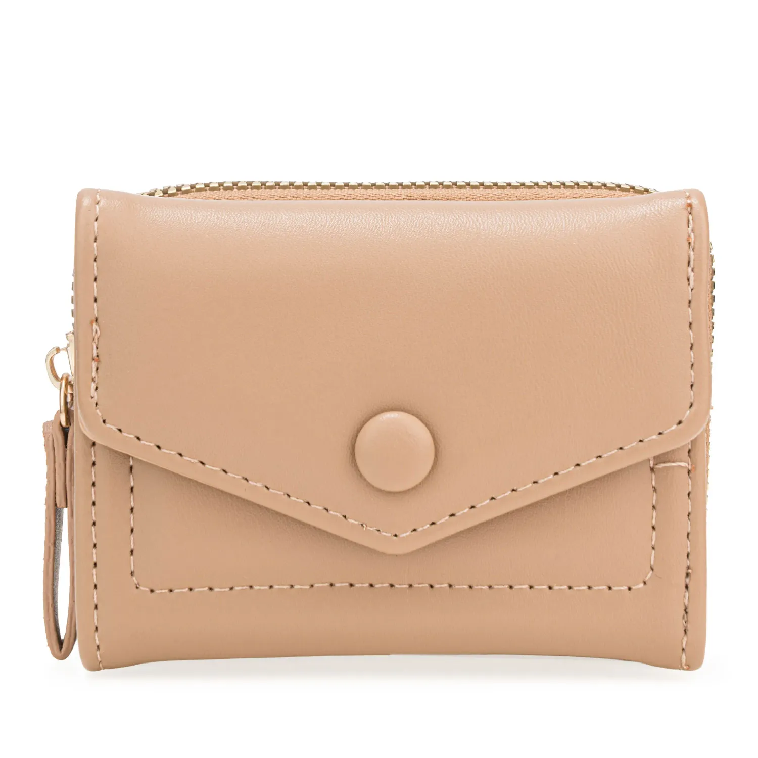 Monedero Limoni Dama Saphira color beige oscuro | Platanitos
