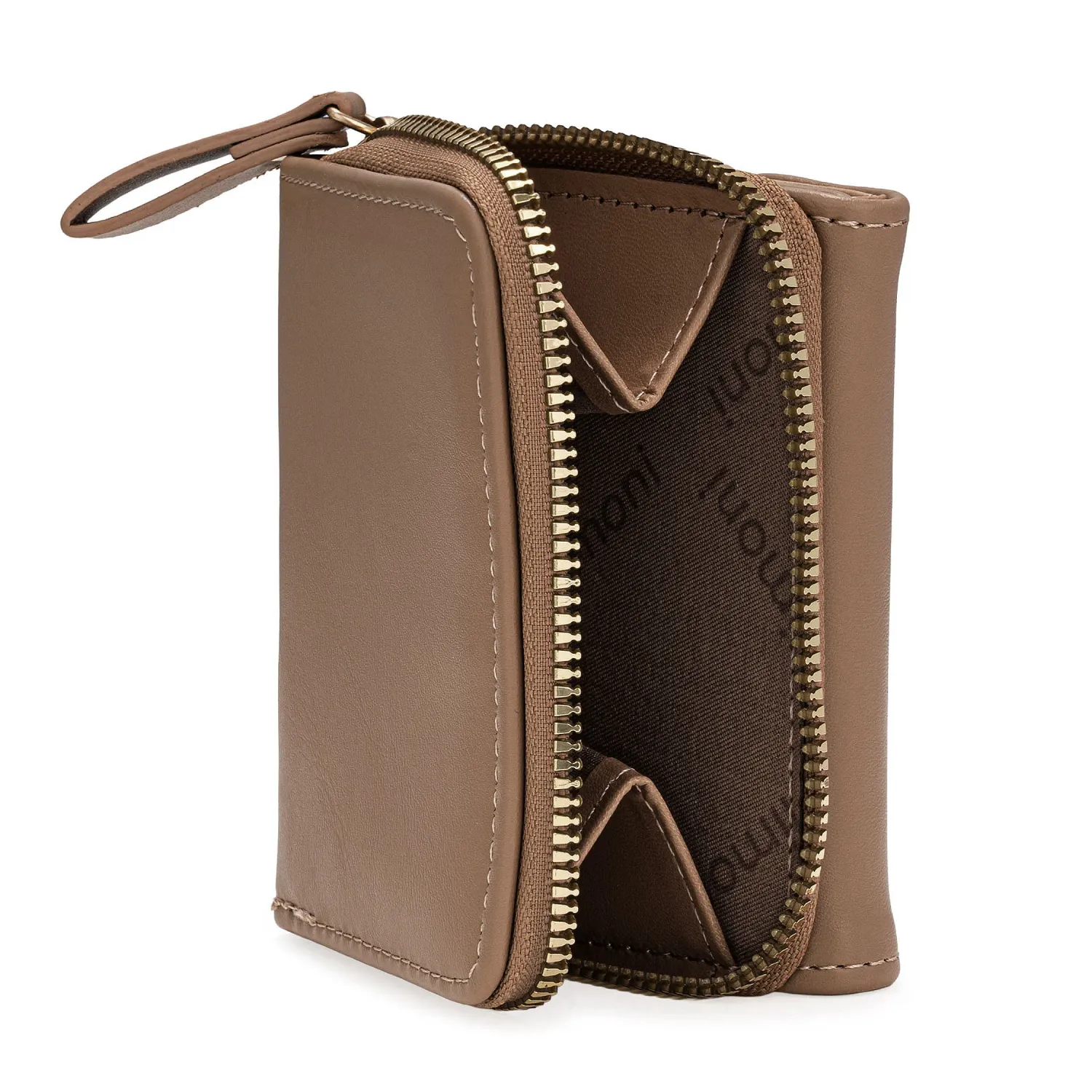 Monedero Limoni Dama Saphira color beige oscuro | Platanitos