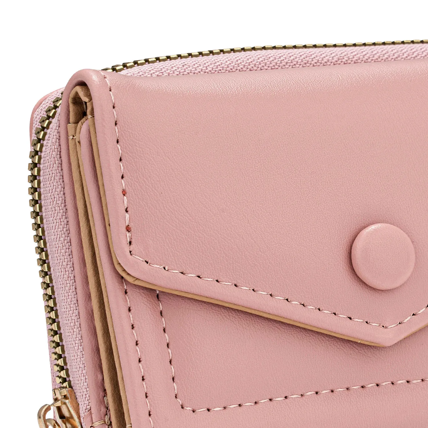 Monedero Limoni Dama Saphira color rosado | Platanitos