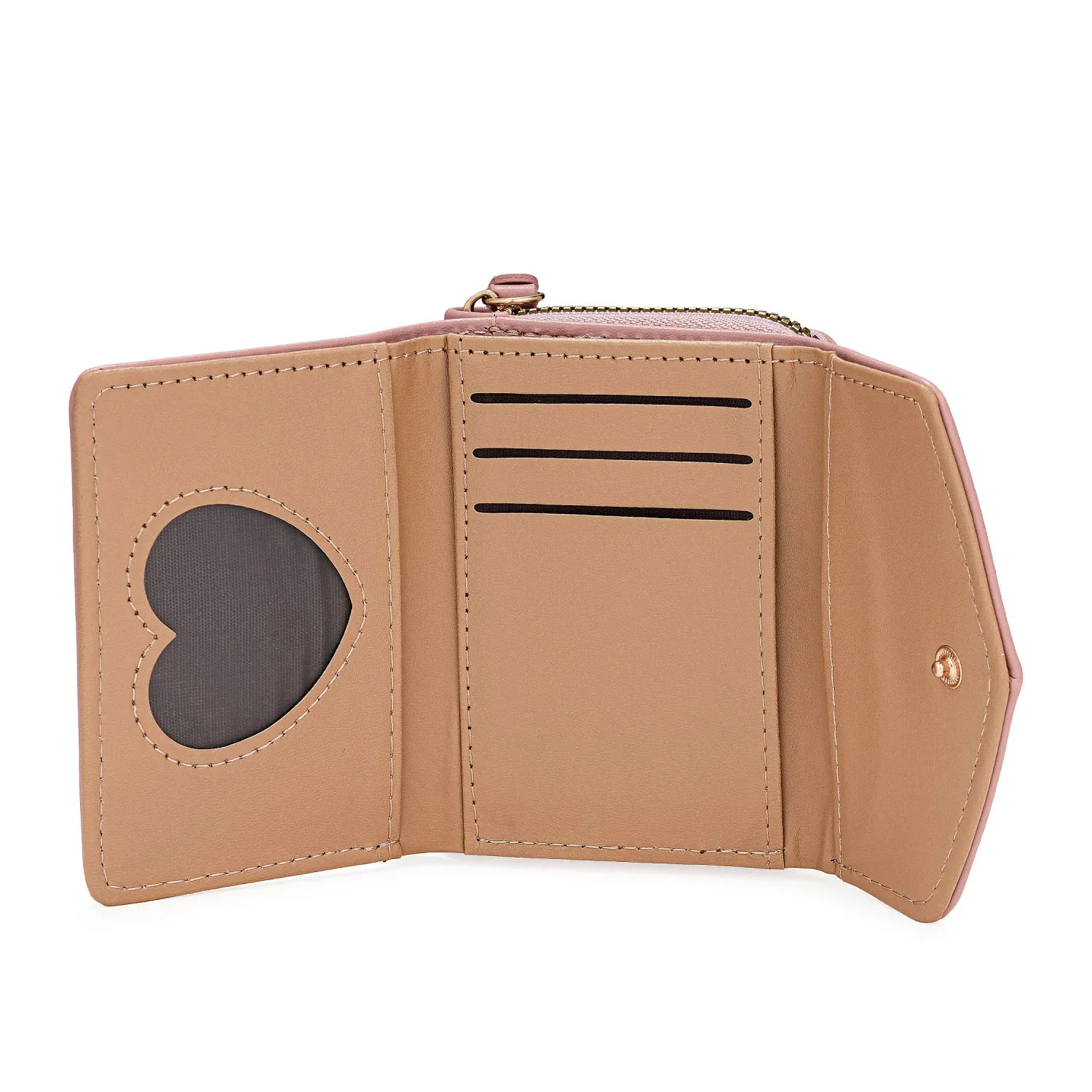 Monedero Limoni Dama Saphira color rosado | Platanitos