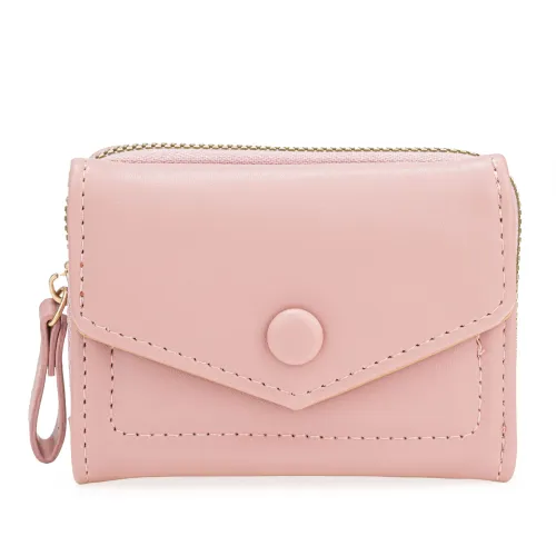 Monedero Limoni Dama Saphira color rosado | Platanitos