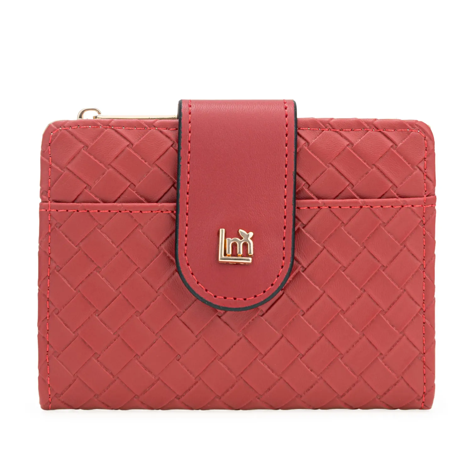 Monedero Limoni Dama Arvella color rojo oscuro | Platanitos