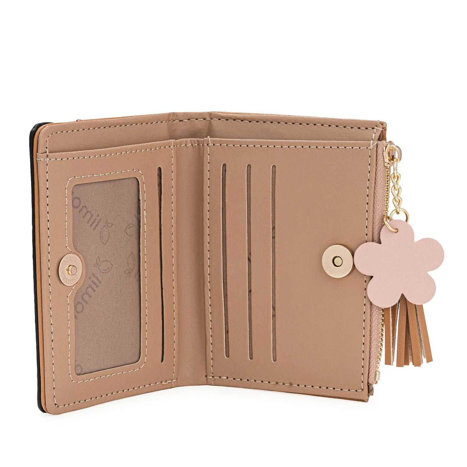 LIMONI Monedero Limoni Dama Sephora color tan | Platanitos