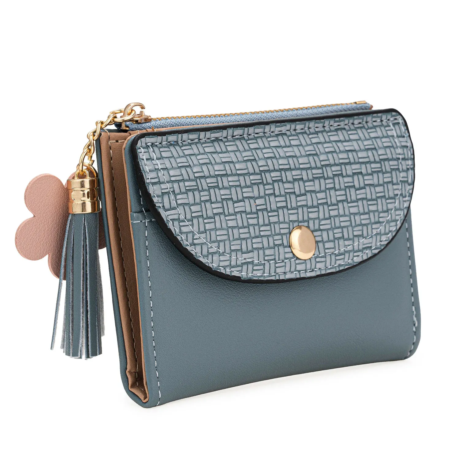 LIMONI Monedero Limoni Dama Sephora color celeste | Platanitos