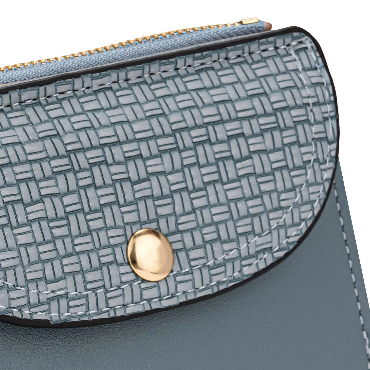 LIMONI Monedero Limoni Dama Sephora color celeste | Platanitos