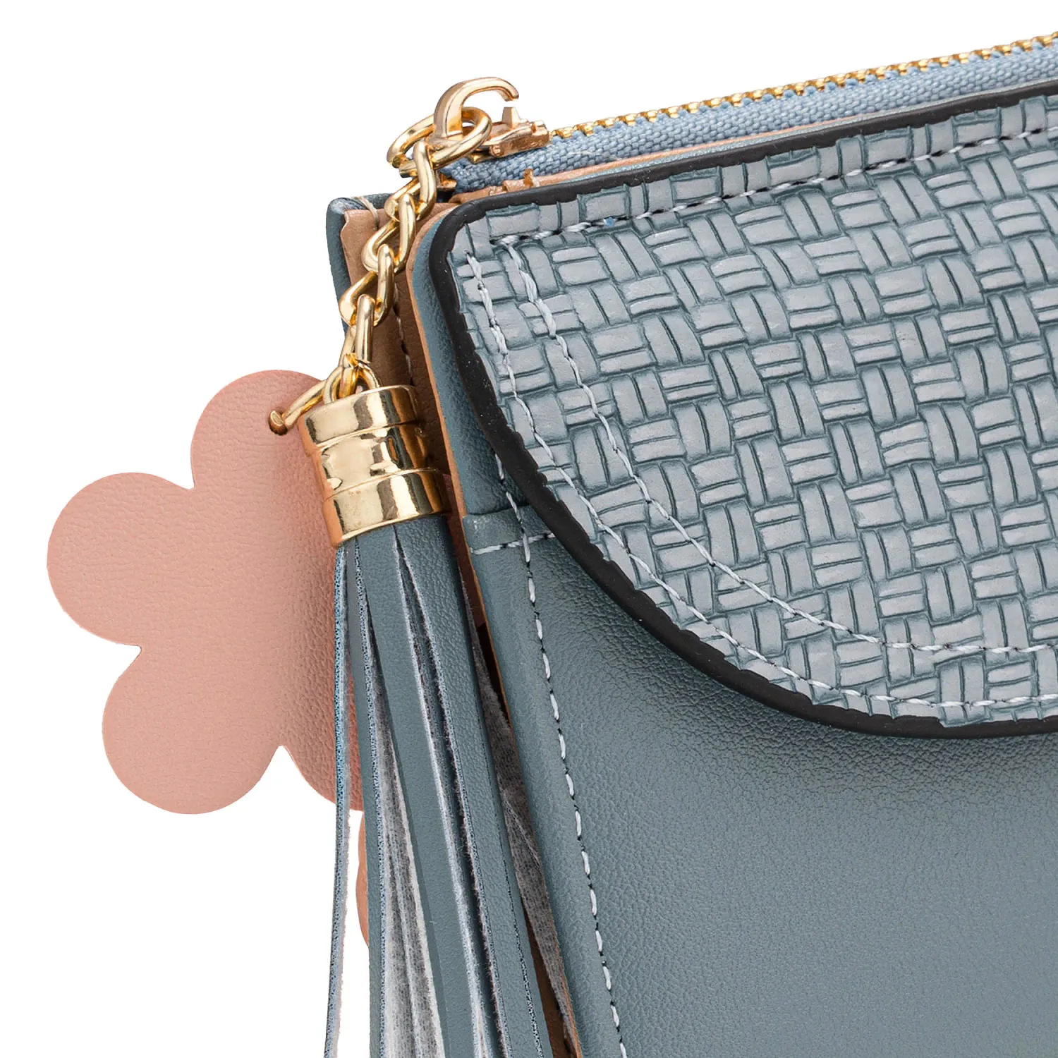 LIMONI Monedero Limoni Dama Sephora color celeste | Platanitos