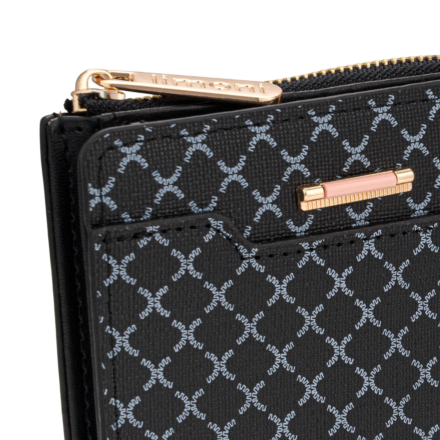 Monedero Limoni Dama Elvia color negro | Platanitos