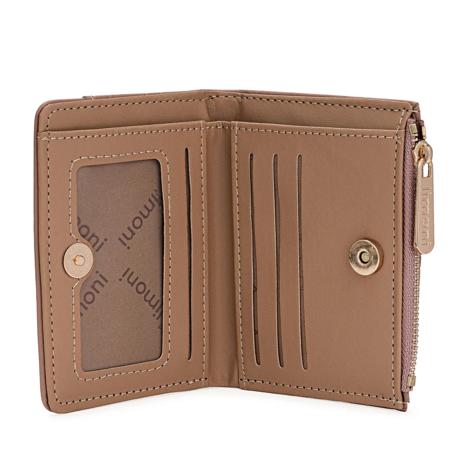 Monedero Limoni Dama Cynthia color rosado | Platanitos
