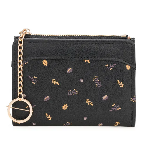 Monedero Limoni Dama Antonella color negro | Platanitos