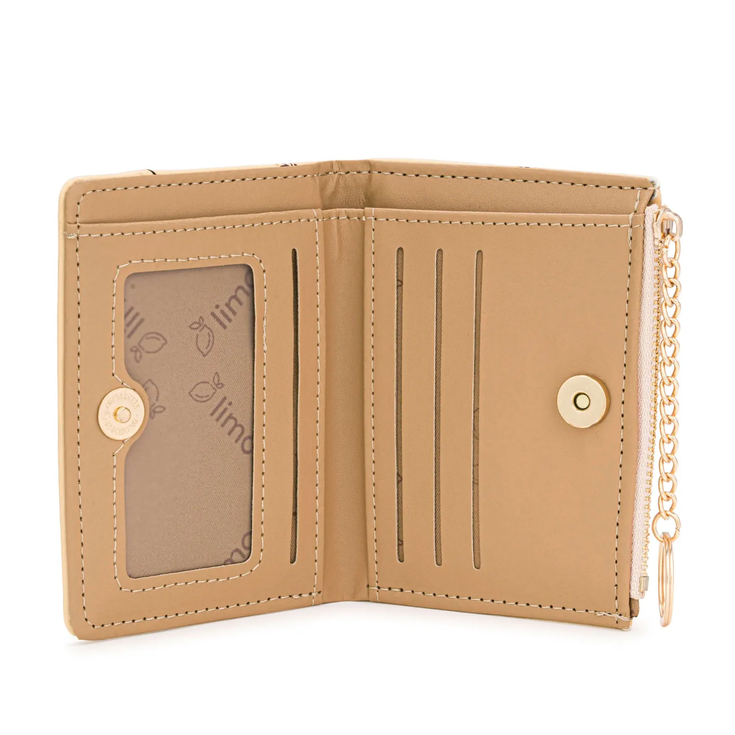 LIMONI Monedero Limoni Dama Antonella color beige | Platanitos