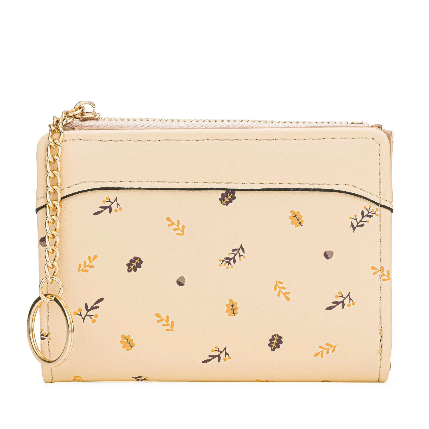 LIMONI Monedero Limoni Dama Antonella color beige | Platanitos