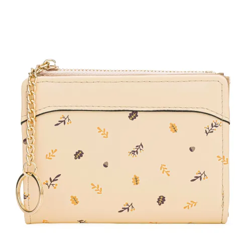Monedero Limoni Dama Antonella color beige | Platanitos