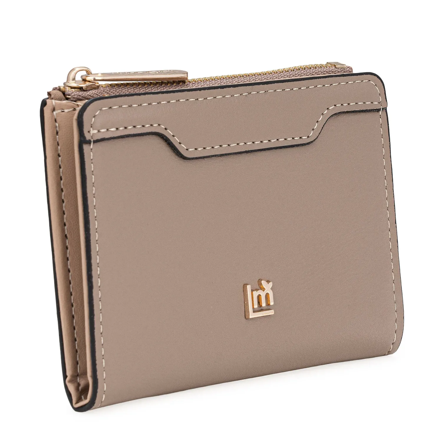 LIMONI Monedero Limoni Dama Nicolle color beige oscuro | Platanitos