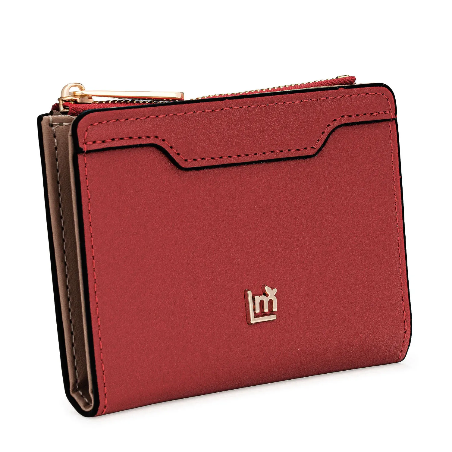 Monedero Limoni Dama Nicolle color rojo | Platanitos