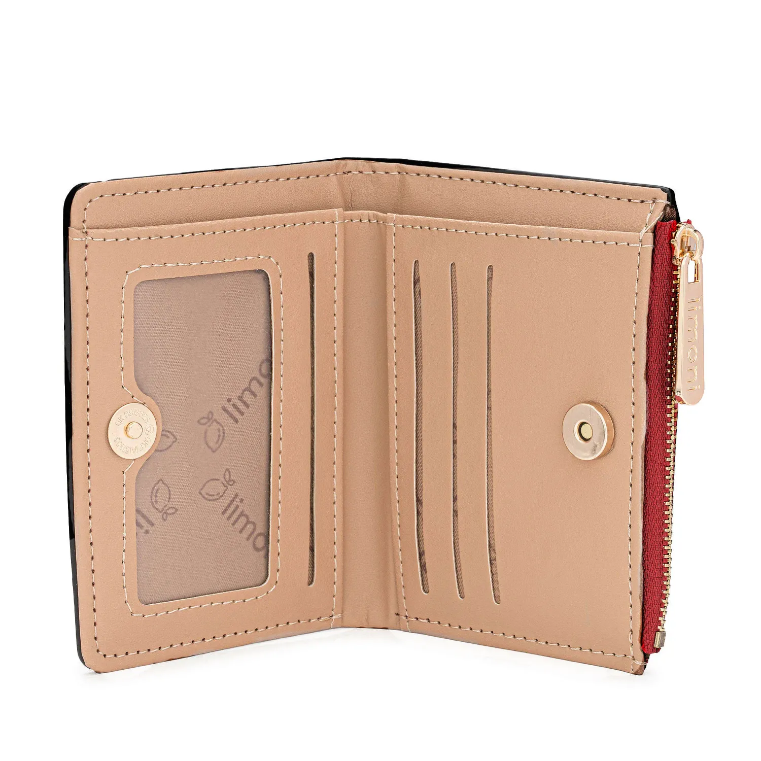 Monedero Limoni Dama Nicolle color rojo | Platanitos