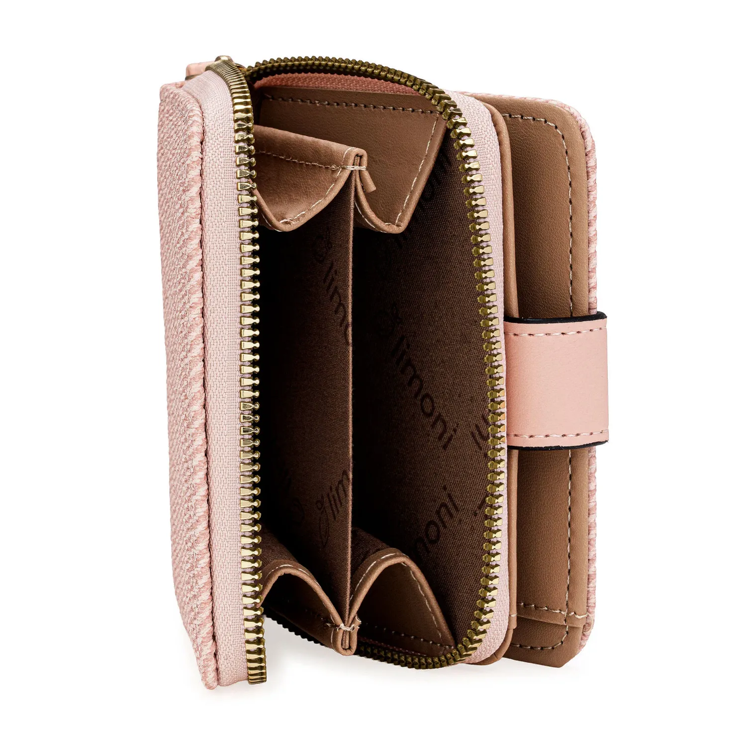 Monedero Limoni Dama Novalie color rosado | Platanitos
