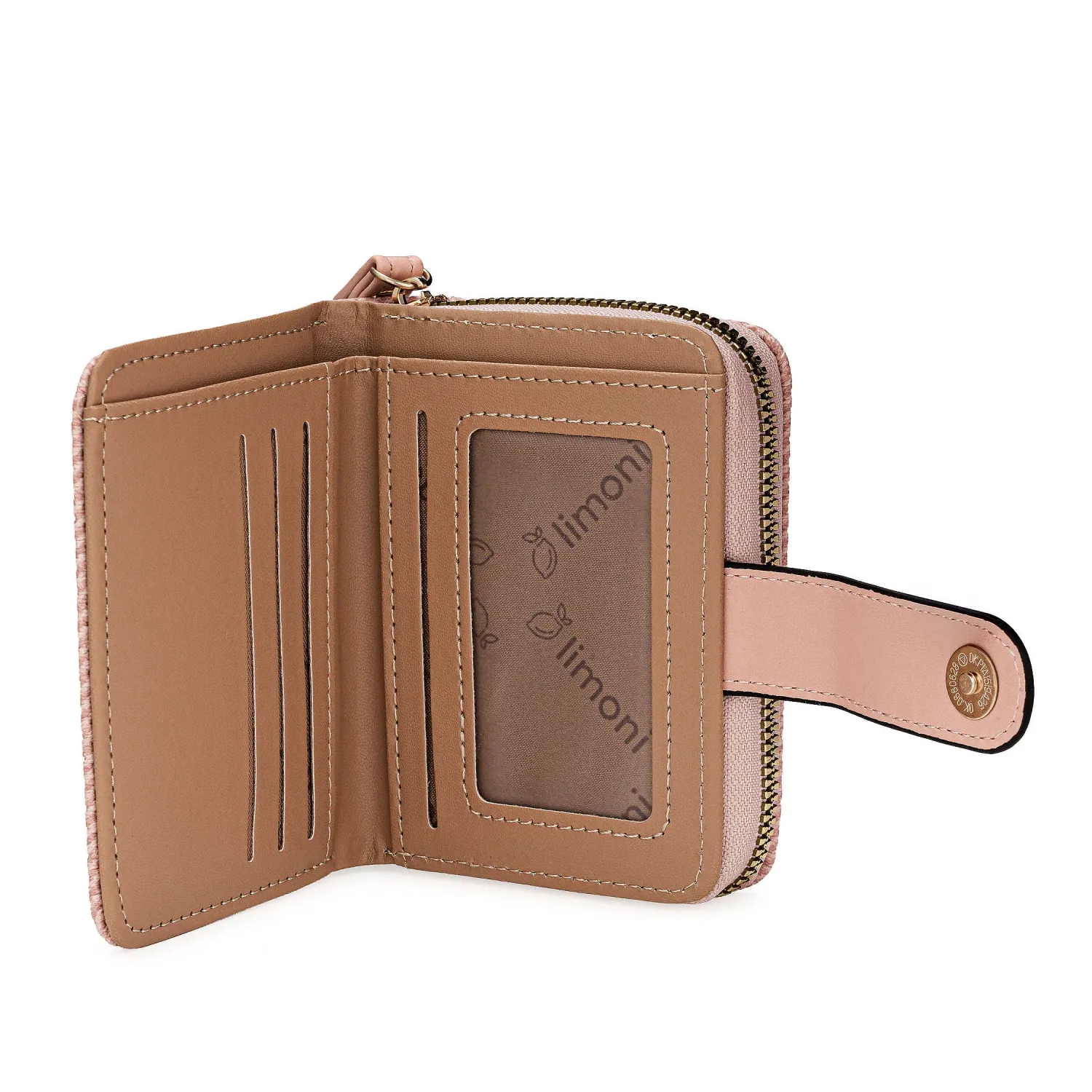 Monedero Limoni Dama Novalie color rosado | Platanitos
