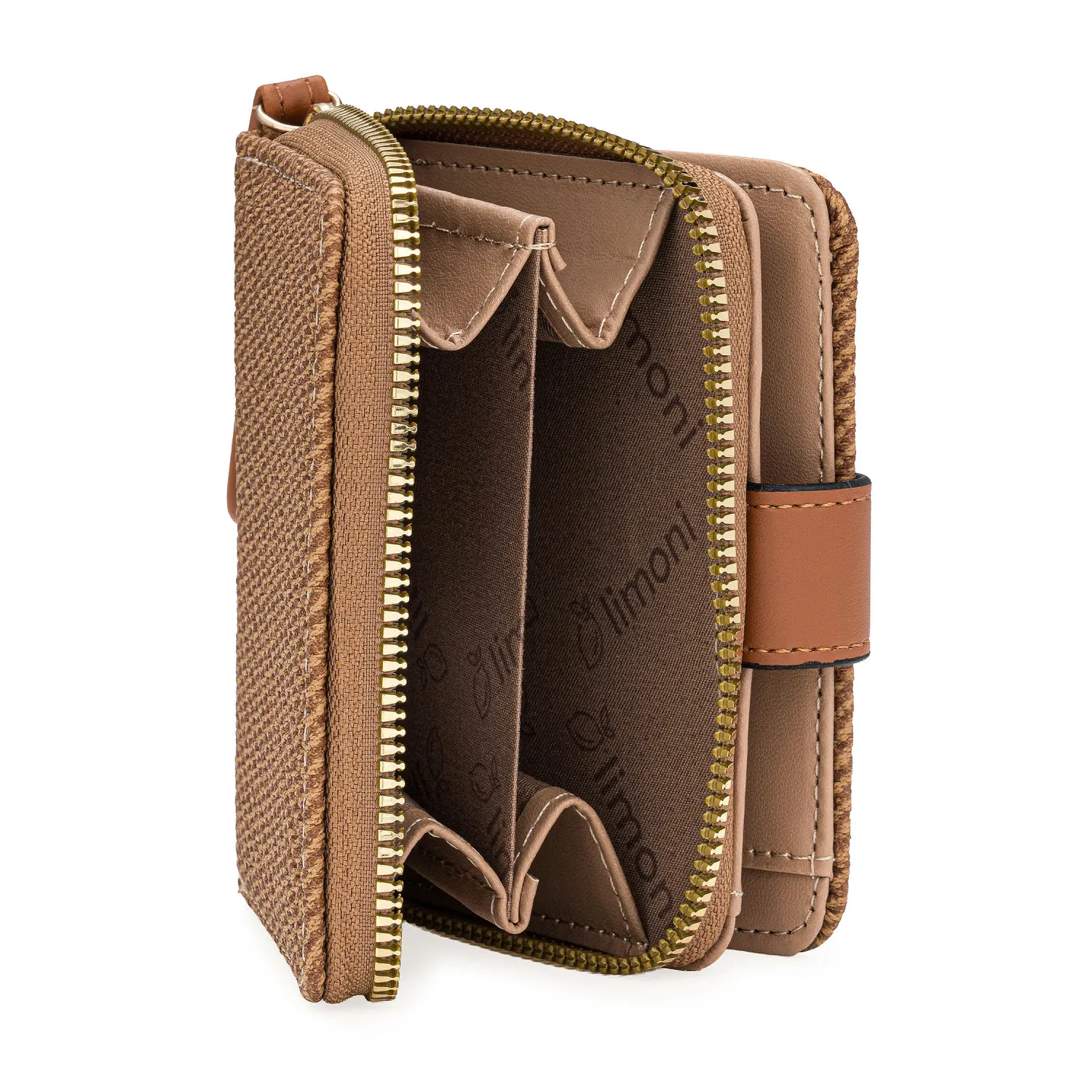 LIMONI Monedero Limoni Dama Novalie color camel | Platanitos
