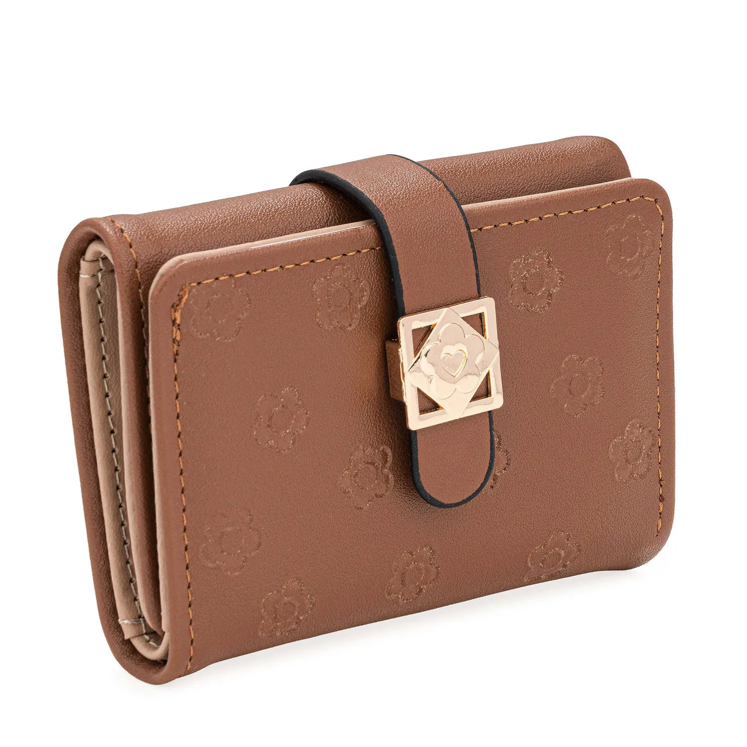 Monedero Limoni Dama Bellamy color camel | Platanitos
