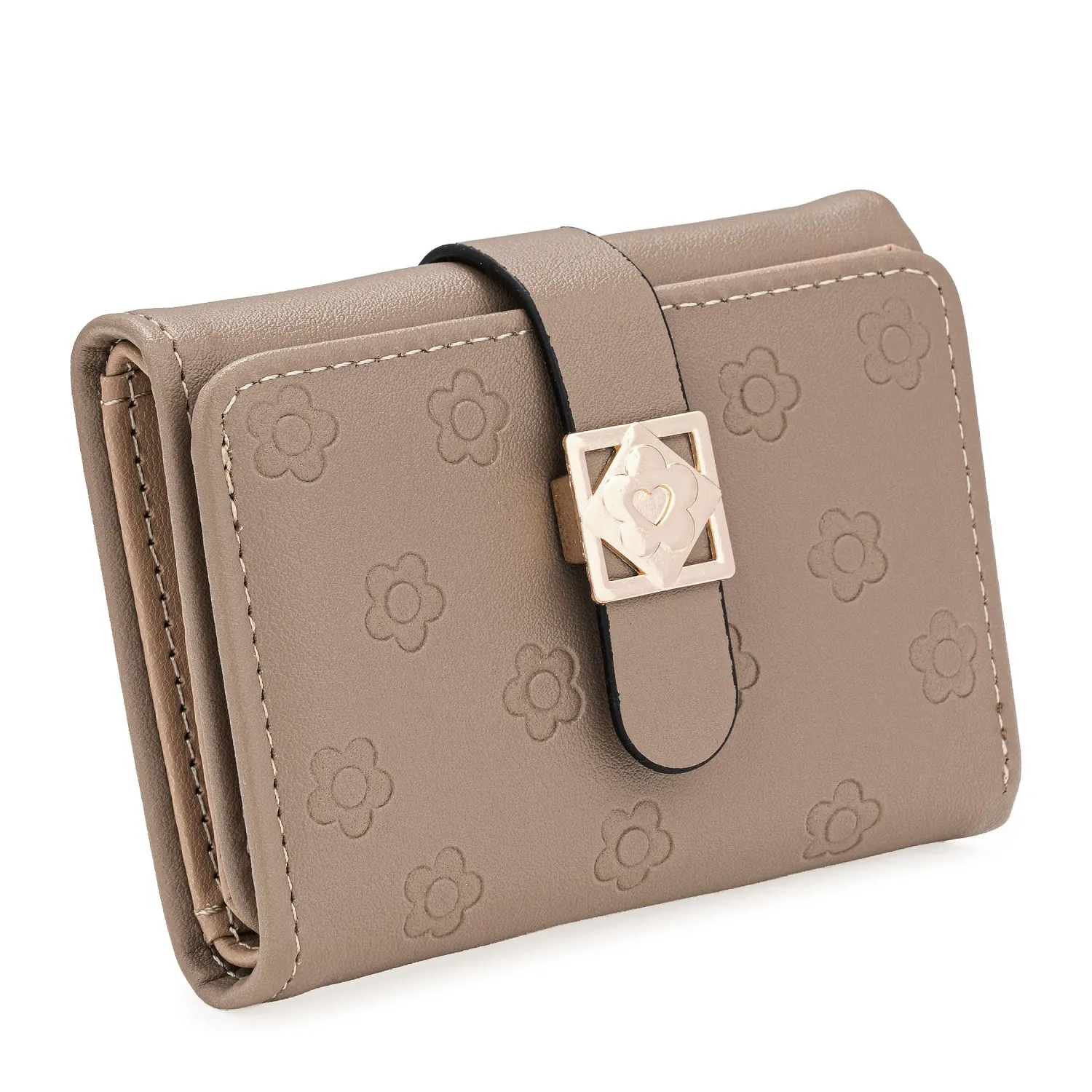 LIMONI Monedero Limoni Dama Bellamy color topo | Platanitos